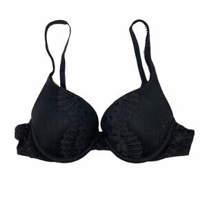 VS Body by Victoria Perfect Shape Black Underwire Padded Push Up 32B